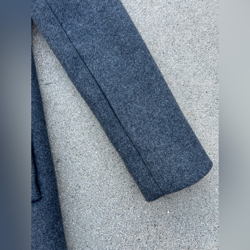 Madewell Curator Wool Long Gray Coat Finely Crafted Women Size XS - Picture 4 of 12